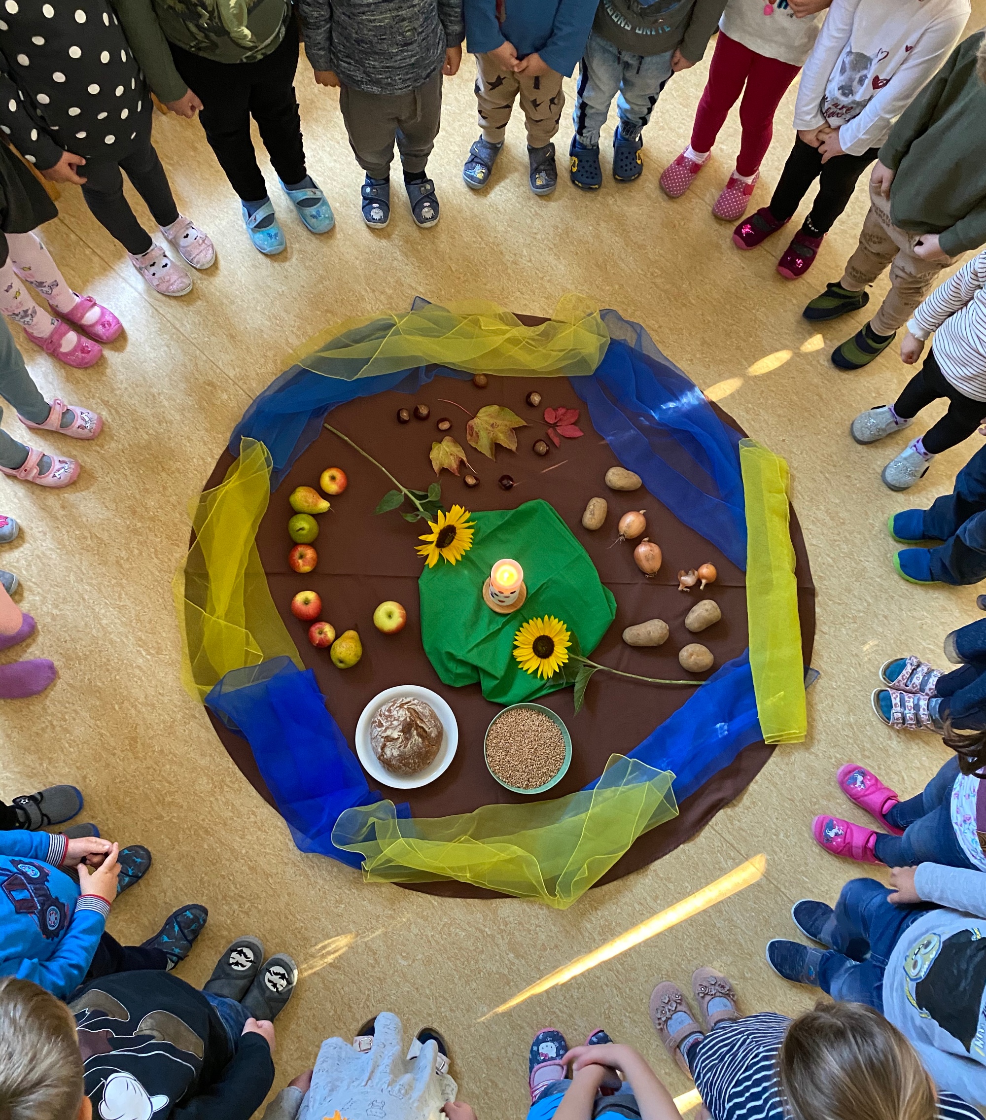 Erntedank im Kindergarten