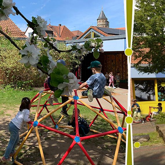 Slider im Kopf der Homepage der Kindertagesstätte St. Neunkirchen am Brand